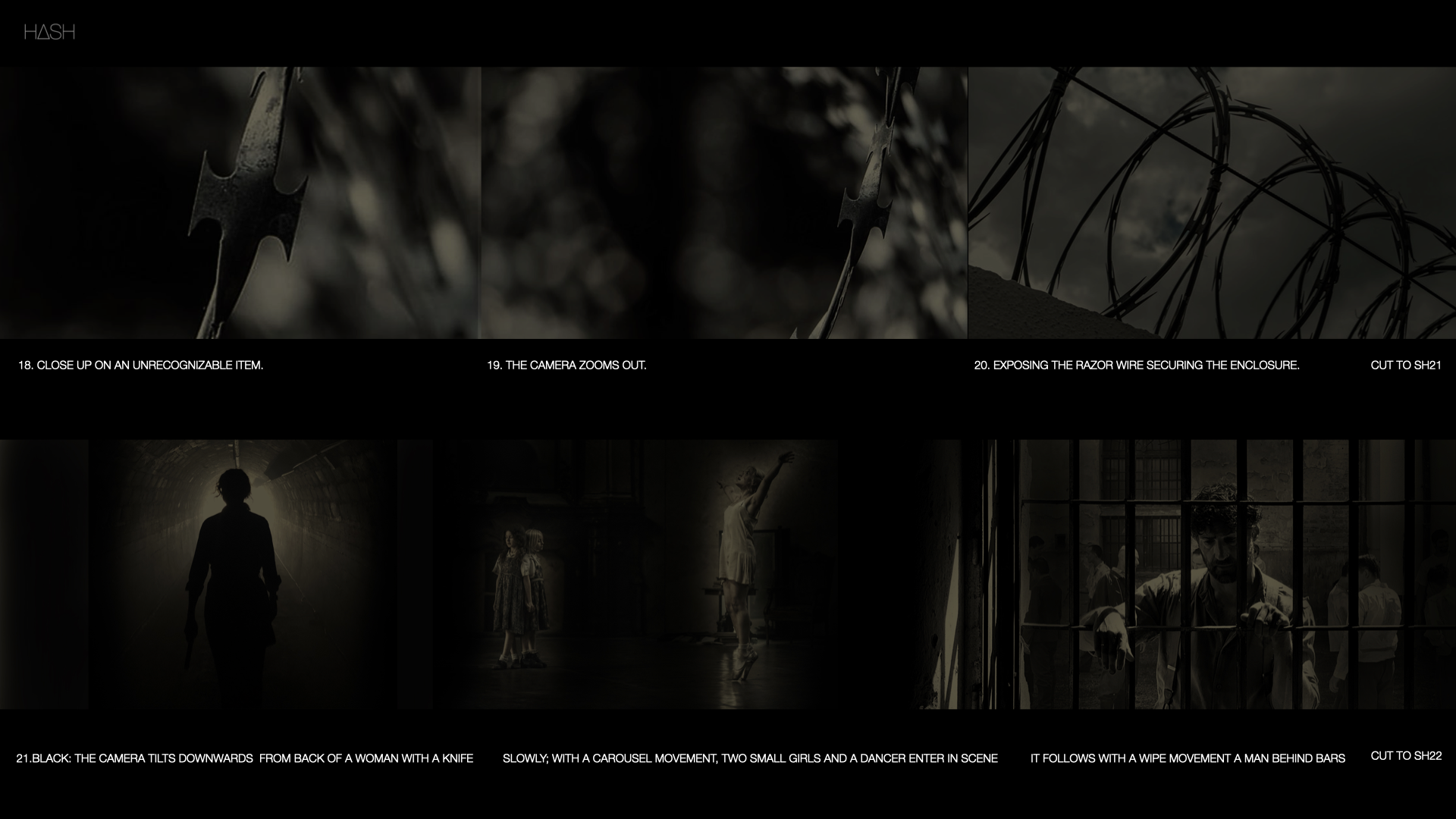 Storyboard - inquadrature 18-22