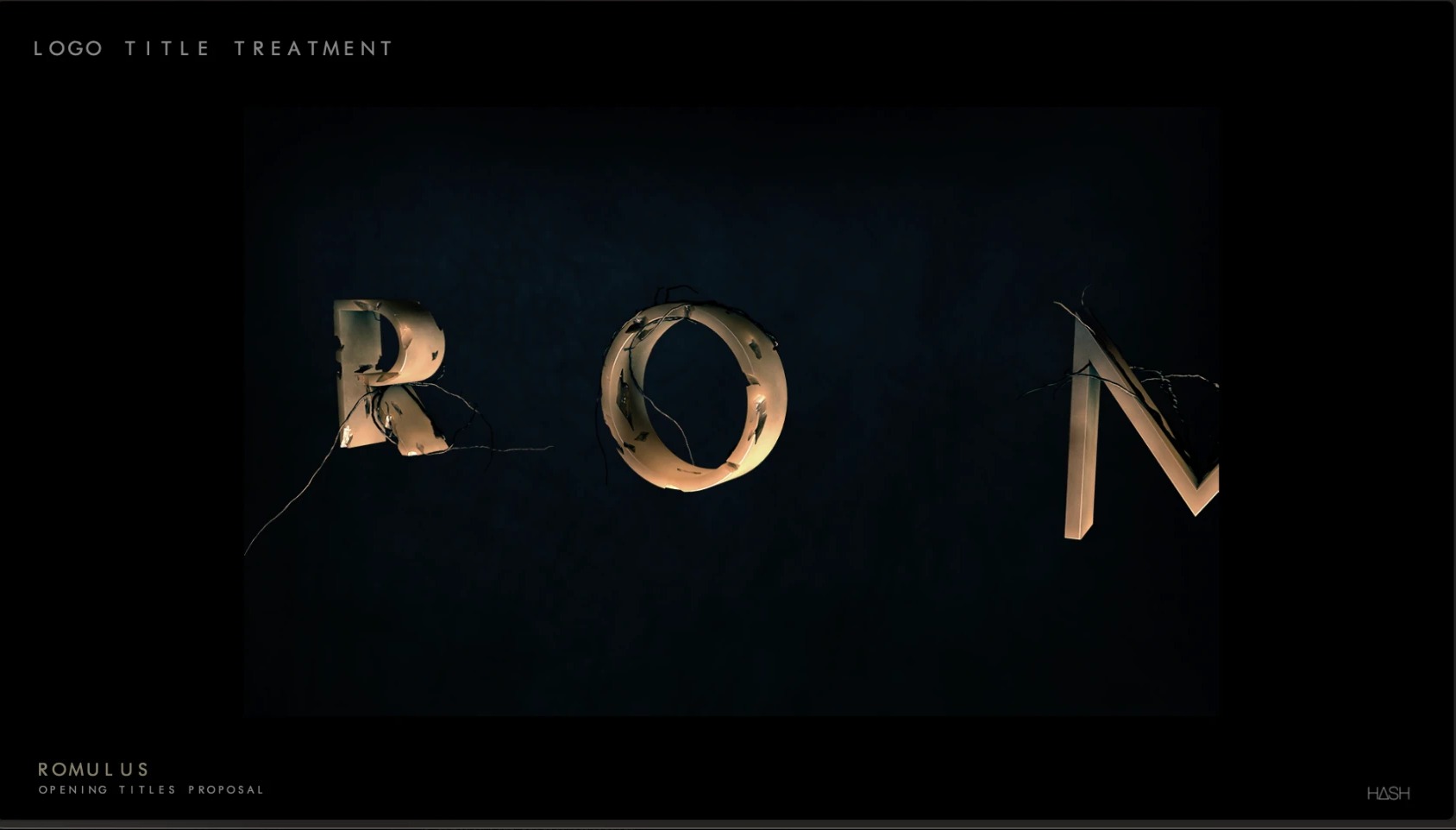 Logo title treatment