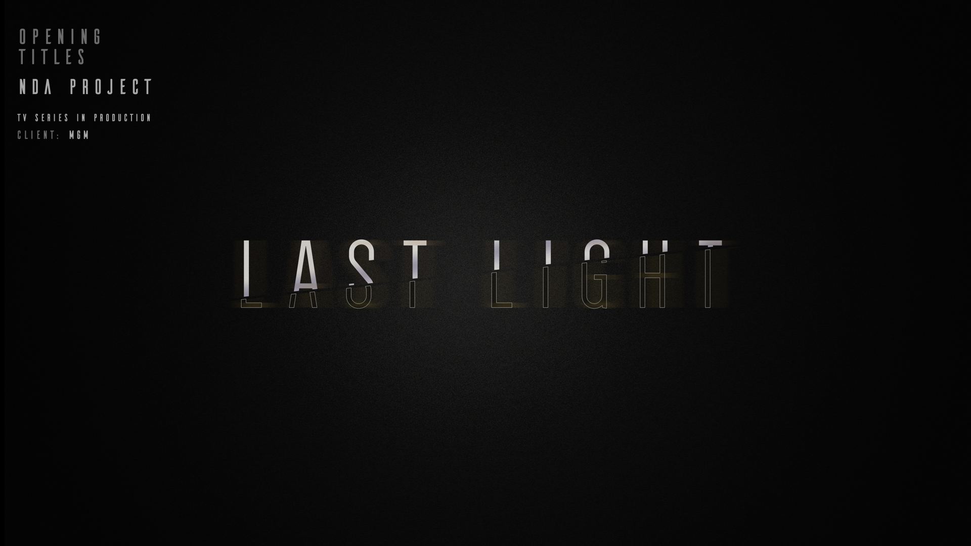 Opening title